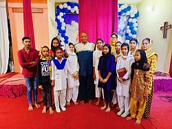 With youths in pakistan
